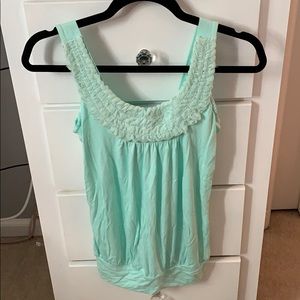 Teal tank top